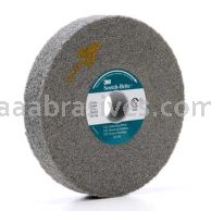 3M&trade; 7000120613 12 x 3 x 5 Scotch-Brite&trade; 9 S/C Fine EXL Deburring Wheel