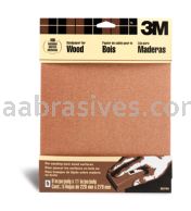 3M&trade; 7000126234 9 x 11 Medium Garnet Sandpaper Sanding Sheet