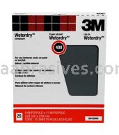 3M&trade; 7000126424 9 x 11 400A Pro-Pak&trade; Wetordry&trade; Between Finish Coats Sanding Sheets