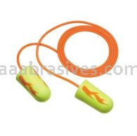 3M&trade; 7000127484 E-A-Rsoft&trade; 311-1257 Corded Poly Bag Regular Size Yellow Neon Blasts&trade; Earplugs