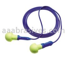 3M&trade; 7000127656 E-A-R&trade; 318-3000 Metal Detectable Corded Poly Bag Push-Ins&trade; Earplugs
