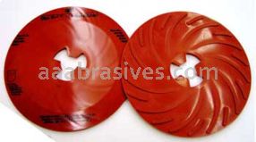 3M™ 7000144145 9” Extra Hard Red Disc Pad Ribbed 81728