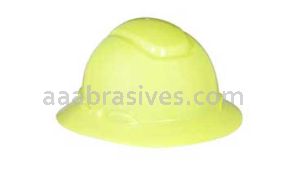 3M&trade; 7000144962 H-809R Full Brim Hard Hat Hi-Vis Yellow 4-Point Ratchet Suspension