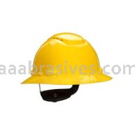 3M&trade; 7000144966 H-802V Full Brim Hard Hat Yellow 4-Point Ratchet Suspension Vented