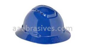 3M&trade; 7000144974 H-810V Full Brim Hard Hat Navy Blue 4-Point Ratchet Suspension Vented
