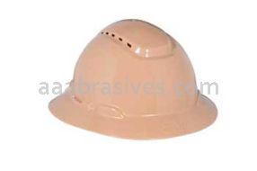 3M&trade; 7000144975 H-811V Full Brim Hard Hat Tan 4-Point Ratchet Suspension Vented