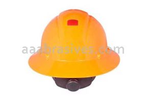 3M&trade; 7000144992 H-807V-UV Full Brim Hard Hat Hi-Vis Orange 4-Pt RatchetSuspension Vented w/Uvicator