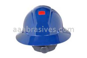 3M&trade; 7000144995 H-810V-UV Full Brim Hard Hat Navy Blue 4-Point Ratchet Suspension Vented w/Uvicator