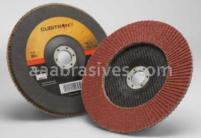3M&trade; 7000148186 7 x 7/8 80+ Grit 967A T27 Cubitron&trade; II Flap Disc