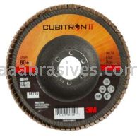 3M™ 7000148201 5 x 7/8 80+ Grit 967A T29 Cubitron™ II Flap Disc