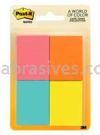 Post-it&trade; Notes 653-8AF 1-3/8 in x 1-7/8 in Capetown Collection 3M 7010290101