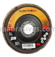 3M&trade; 7010292540 4-1/2 x 7/8 60+ Grit 967A T29 Giant Cubitron&trade; II Flap Disc