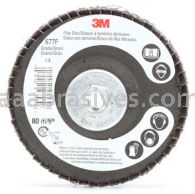 3M&trade; 7010294795 4 x 3/8-24 40 Grit 577F T29 Flap Disc