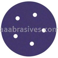 3M&trade; 7010294809 5" 80 Grit J-wt 900DZ Ceramic Stikit&trade; Cloth Sanding Disc 