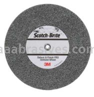 3M&trade; Scotch-Brite&trade; 7010295273 5 x 1/2 x 1/4 6C MED+ Deburr and Finish PRO Unitized Wheel