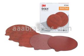 3M&trade; 7010299054 5" P80 to P320 375L Stikit&trade; Film Disc w/Tab