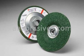 3M&trade; 7010308189 Green Corps&trade; 4-1/2 x 1/4 x 5/8-11 T27 Depressed Center Wheel