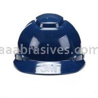3M&trade; 7010315308 H-710R-UV Hard Hat Navy Blue 4-Point Ratchet Suspension with Uvicator