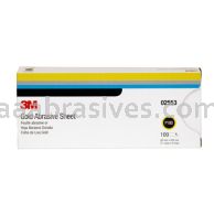 3M&trade; 7010325645 3 2/3 x 9 P180 Grade Gold Abrasive Sheet