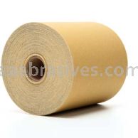 3M&trade; 7010326144 4 1/2 x 25 yds P150 Stikit&trade; Gold Paper Sheet Roll