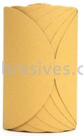 3M&trade; 7010327906 6” P80 Grit Stikit&trade; Gold Film Disc Roll