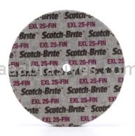 3M&trade; Scotch-Brite&trade; 7010329458 6 x 1/4 x 3/8 2S Fine EXL Unitized Wheel