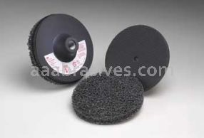 3M&trade; 7010329985 7" TN 77124 A/O CRS Quick Change Super Duty Scotch-Brite&trade; Light Grinding and Blending Disc