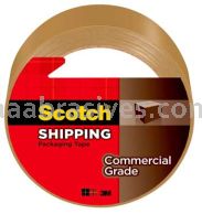 Scotch&trade; Commercial Grade Shipping Packaging Tape 3750T Tan 48 mm x 50 m 3M 7010332960