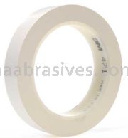 3M&trade; 7010334662 Vinyl Tape 471 White 1/2" x 300 yards