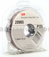 3M&trade; 7010360120 1 x 16 yds P120 Grit J-weight 314D Portable Utility Cloth Roll
