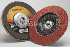 3M&trade; 7010363298 7 x 5/8-11 40+ Grit 967A T29 Cubitron&trade; II Flap Disc