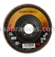 3M&trade; 7010363308 4-1/2 x 7/8 80+ Grit 967A T29 Giant Cubitron&trade; II Flap Disc