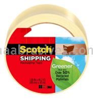 Scotch&trade; Greener Commercial Grade NCTC Shipping Packaging Tape 3750G 48 mm x 45 m 3M 7010371243