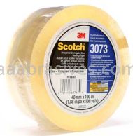 Scotch&trade; Recycled Corrugate Box Sealing Tape 3073 Clear 48 mm x 100 m 3M 7010374962