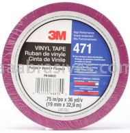 3M&trade; 7010375082 Vinyl Tape 471 Purple 3/4" x 36 yards