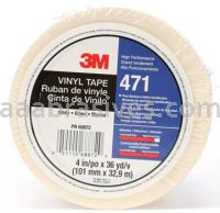 3M&trade; 7010375096 Vinyl Tape 471 White 4" x 36 yards