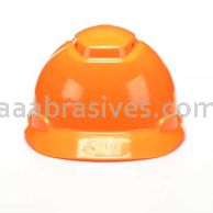 3M&trade; 7010385061 H-707V-UV Hard Hat Hi-Vis Orange 4-Point Ratchet Suspension Vented with UVicator