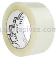 Scotch&trade; High Tack Box Sealing Tape 311+ Clear 72 mm x 100 m 3M 7010405991