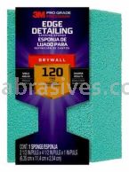 3M&trade; 7010416413 Pro Grade Precision&trade; Drywall Edge Detailing Angled Sanding Sponge 2-1/2x4-1/2x1 Fine