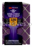 3M&trade; 7010416866 Pro Grade Precision&trade; Dust Channeling Single Angle Sanding Sponge 4-7/8x2-7/8x1 120 Grit Fine