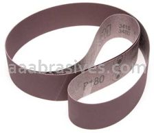 3M&trade; 7010514376 2 x 37 P320 Grit X-wt 341D Cloth Belt