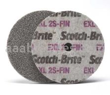 3M&trade; Scotch-Brite&trade; 7010534355 1 x 1/2 x 3/16 2S Fine EXL Unitized Wheel