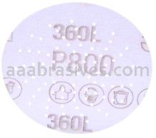 3M&trade; 7100010262 3” P800 Grit 360L Hookit&trade; Clean Sanding Disc