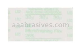 3M&trade; 7100017774 8 1/2 x 11 30 Micron 268L Microfinishing PSA Film Sheet