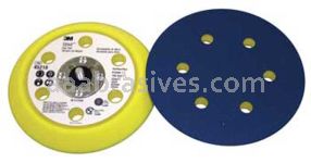 3M&trade; 7100044783 6 x 3/4 5/16-24 Stikit&trade; External D/F Disc Pad 45218
