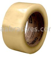 Scotch&trade; Recycled Corrugate Box Sealing Tape 3073 Clear 72 mm x 100 m 3M 7100046146