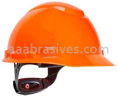 3M&trade; 7100046566 H-707R-UV Hard Hat Hi-Viz Orange 4-Point Ratchet Suspension withUvicator