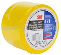 3M&trade; 7100051410 Vinyl Tape 471 Yellow 2" x 3 yards