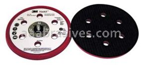 3M&trade; 7100059305 6 x 3/8 x 5/16-24 Hookit&trade; External D/F Low Profile Disc Pad 25122