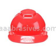 3M&trade; 7100065187 H-705V Hard Hat Red 4-Point Ratchet Suspension Vented